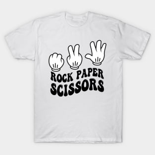 Rock Paper Scissors T-shirt Design T-Shirt